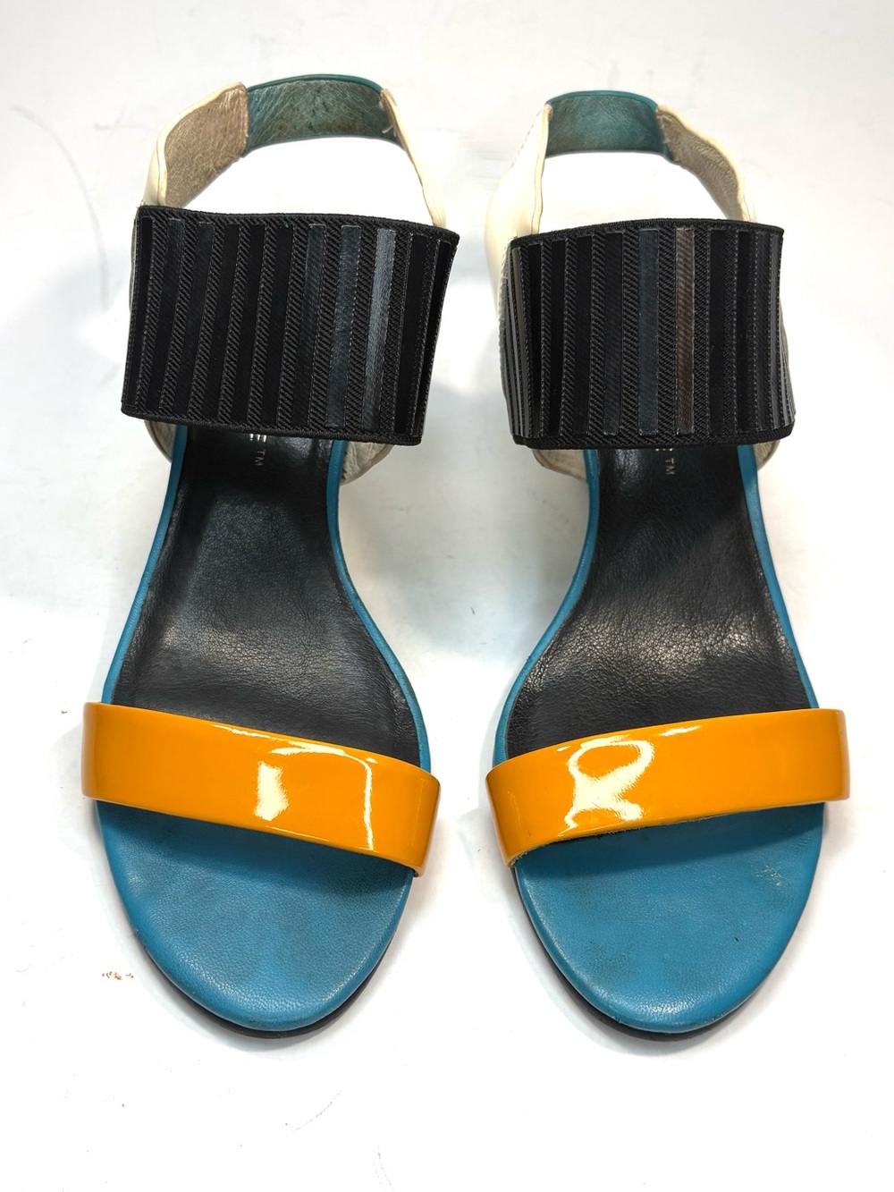 United Nude Colorblock Leather Heeled Sandals | 38 - Picture 4 of 10